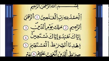 الصّف الأول ابتدائي - تربية إسلامية - سورة الفاتحة - الحصة1 - أ. مبروكة الفزّاني