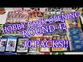 Random Football Card Hobby Pack Opening Round 42! 40 Packs!