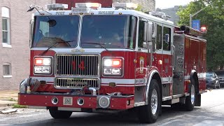 Baltimore City Fire Department Engine 14 Responding 7/11/25
