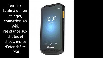 Présentation du terminal de saisie code barre