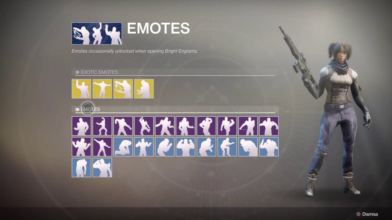 Destiny 2 Eververse Emotes
