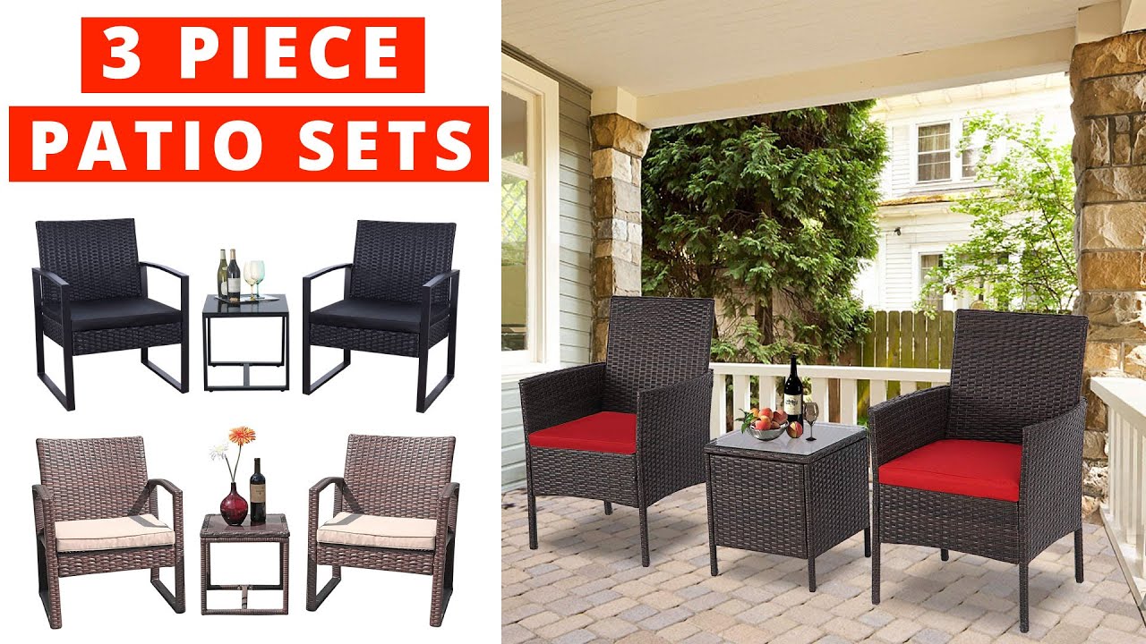 Best 3 Piece Patio Sets on the Market Buying Guide YouTube
