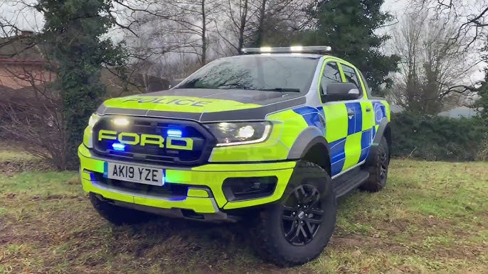 Voiture police Ford Ranger Raptor Noir