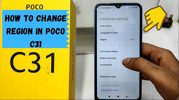 How to Change Region in POCO C31| How to change the Region on Xiaomi Poco C31