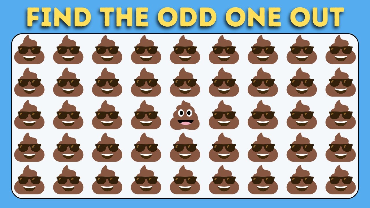 Find the Odd One Out Challenge - Can You Spot the Difference? - YouTube
