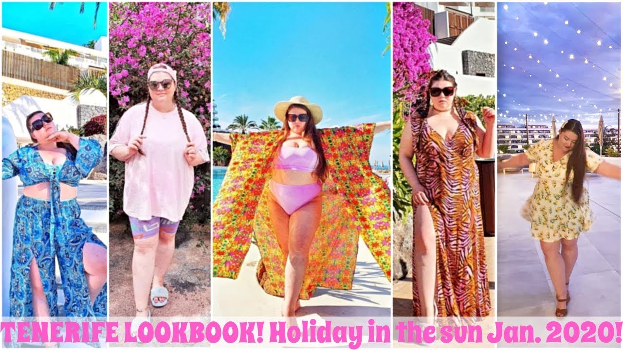 Tenerife Lookbook! plus size summer holiday lookbook 2020!