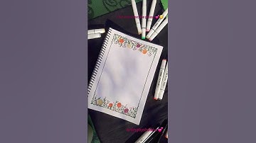 Assignment front page design😯 -8 #satisfying #assingment #design