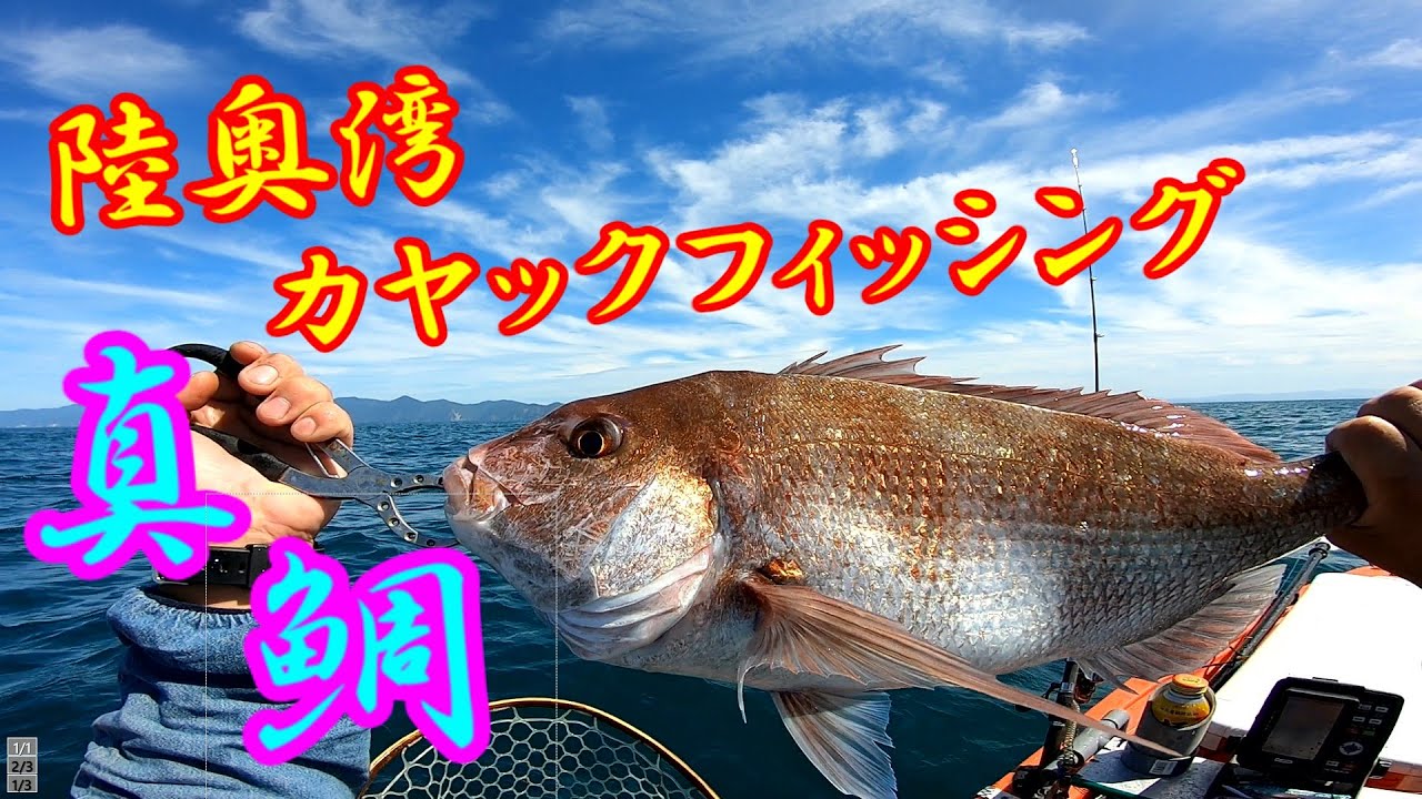 【Fishing】陸奥湾カヤックフィッシング！これだから釣りは止められない！！