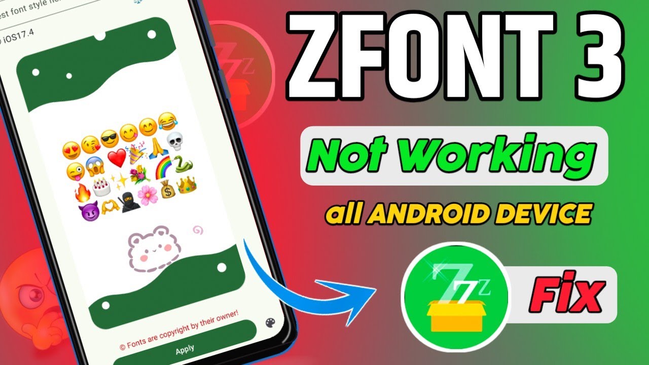 Zfont 3 Not Working on Android|| Zfont 3 Not Working on Instagram ...