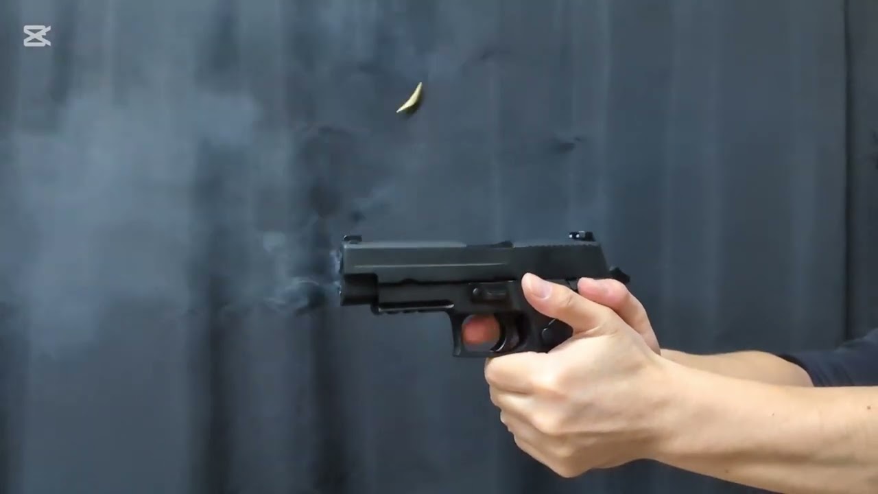 初期不良から戻ってきたタナカ SIG P226 evo2 オールHWを発火 - YouTube