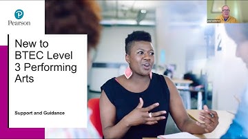 New to BTEC Nationals in Performing Arts/Performance