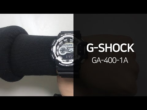 지샥 GA-400-1A 우레탄시계 1분 영상 - 타임메카