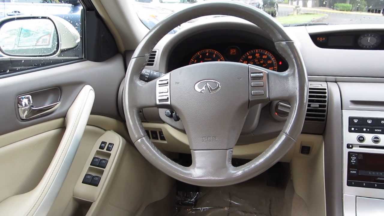 2005 Infiniti G35x Gold Stock 13153a Interior Youtube