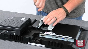 Installing the PDi DVD Module on 24" TV using Flat Wall Mount