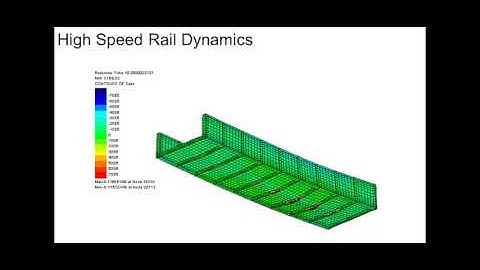 LUSAS High Speed Rail Dynamics
