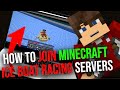 How to join Minecraft Ice Boat Racing servers! (Java &amp; Bedrock)