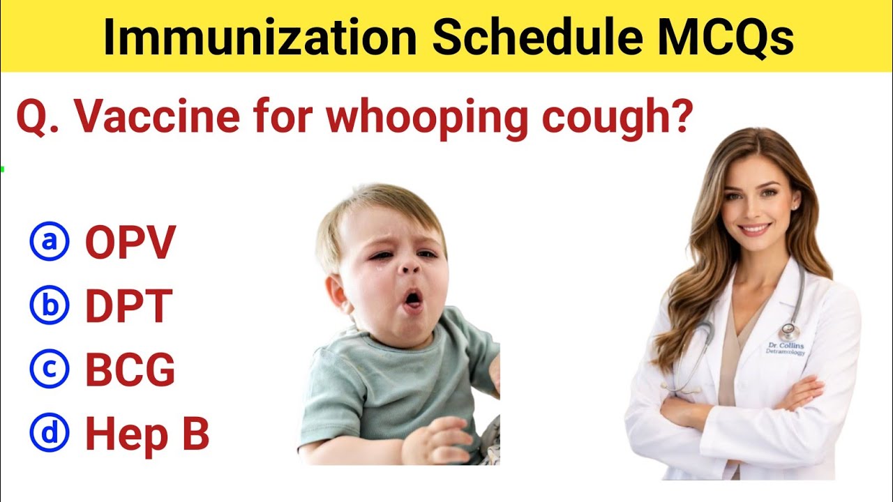 Top 70 Nursing MCQs | Immunization schedule MCQs | immunization MCQs | NCLEX RN, NORCET, AIIM, ANM