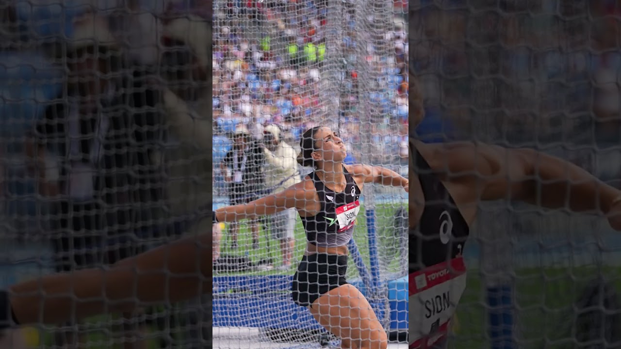 The streak lives on 👑 Valarie Sion extended her championship run with 69.54m for Title No. 8 👏