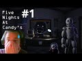 On joue a un fangame de FNAF1 "five night at candy's".