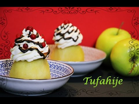 "Tufahije" - Poširane, pečene jabuke, punjene filom od oraha / Bosnian poached, stuffed apples