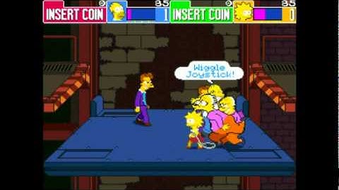 The Simpsons Arcade Co-op Part 3: Thrilling Cemetary