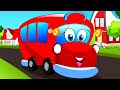 Wheels On The Bus Go Round And Round Nursery Rhymes And Cartoon Videos