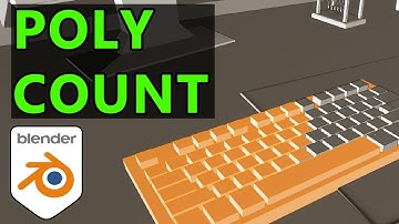 ✅How to View Poly Count in Blender