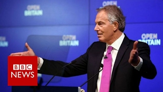 Tony Blair calls for people to 'rise up' against Brexit - BBC News