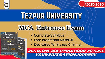 Tezpur University MCA Entrance Exam 2025 | Full Syllabus, Best Books & Preparation Guide