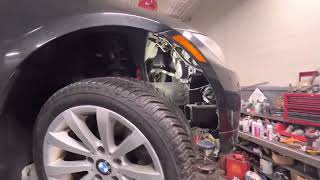 HOW TO OPEN STUCK SHUT HOOD ON A 2011 BMW 328 (E90)