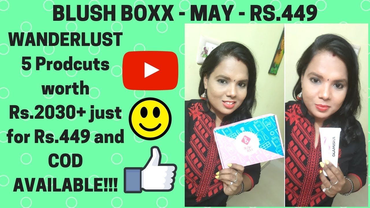 BlushBoxx May | Best Beauty Box !! | Products Worth Rs. 2000+ just @ Rs. 449