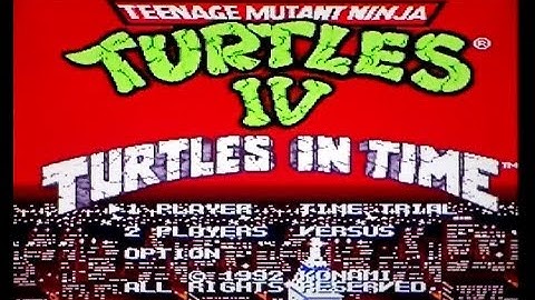 TMNT Turtles In Time - Arcade Vs SNES