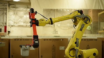 FANUC R-2000 with 7th Axis Direct Drive Ladle - Coordinated Control DEMO