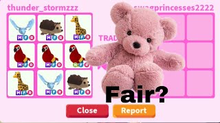 OMG!🥰🥰FAIR?!🤩7+ BIG WIN/FAIR!🥳SUCCESSFUL TRADING PROOFS IN ADOPTME ROBLOXXX😍 screenshot 1