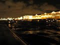 Ночная прогулка на катере по Неве в Санкт-Петербурге.Night boat trip along the Neva in St.Petersburg