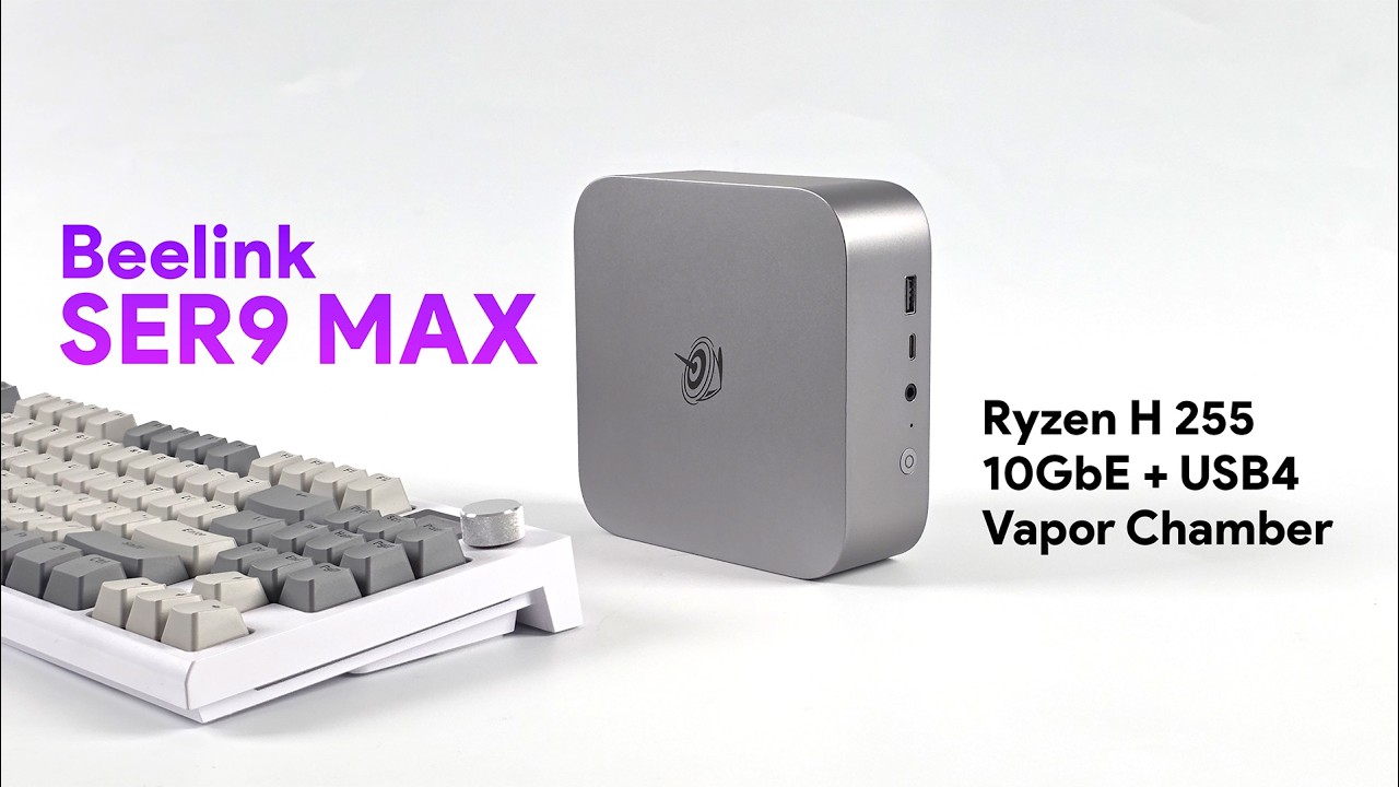 SER9 MAX Mini PC First Look! Ryzen 7 H 255 Quiet, Cool, and