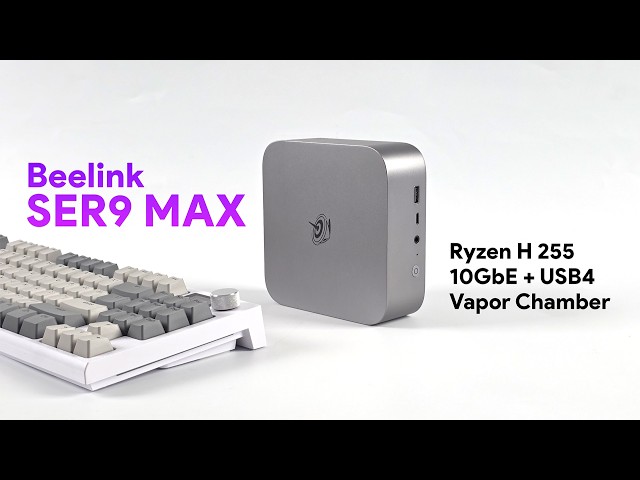 SER9 MAX Mini PC First Look! Ryzen 7 H 255 Quiet, Cool, and