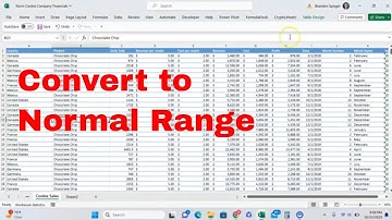 How to Convert a Table to a Normal Range of Data in Microsoft Excel! #howto #msexcel #tutorial