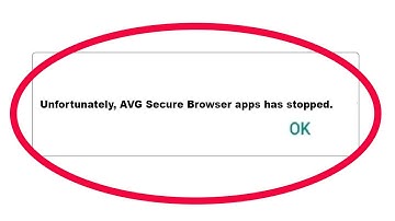 ✅Fix AVG Secure Browser App Unfortunately has Stopped Error Problem on Android✅