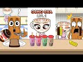 Tung Tung Sahur and Ballerina Cappuccina Story | Mukbang animation | MOOMOOSTUDIO