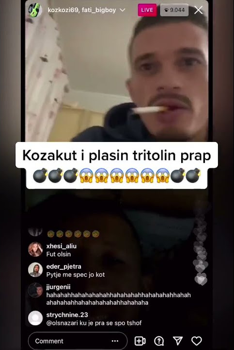 Kozaku i plasin tritol prap ne shpi 💨😱😱😱😱