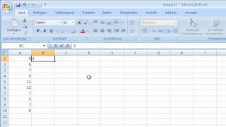 Excel 2007 - Konstante zu einer Liste addieren