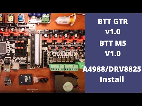 BTT GTR v1.0/M5 v1.0 - configuration of A4988 and DRV8825 steppers