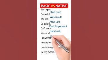 How to speak English like a native speaker
