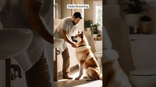 Grooming your Akita made easy!  Expert tips on AZ Dog Breeds! #Akita #GroomingTips #Shorts