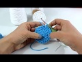 How to crochet a  Makeup Remover | crochet cotton round | crochet circle