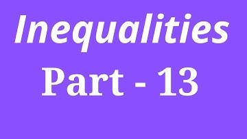 System of Linear Inequalities in two variables