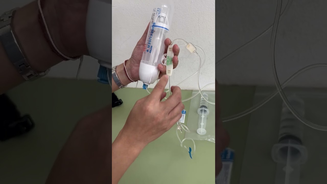 วิธีการให้ยา morphine โดยใช้ surefuser