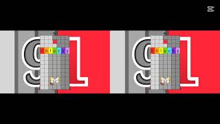 Numberblocks 91 Two Zone