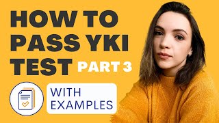 How to pass YKI test 🇫🇮 part 3 | with examples of the tasks | Learn Finnish